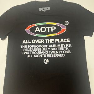KSI Unisex Short Sleeve All Over The Place Graphic T-Shirt LV5 L